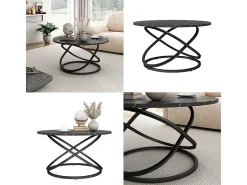Mesa De Centro*Vicco Mesa de centro 79.5x62x46 calgary Preto