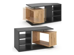 Mesa De Centro|Vicco Mesa de centro 88x35x40 rafi Preto