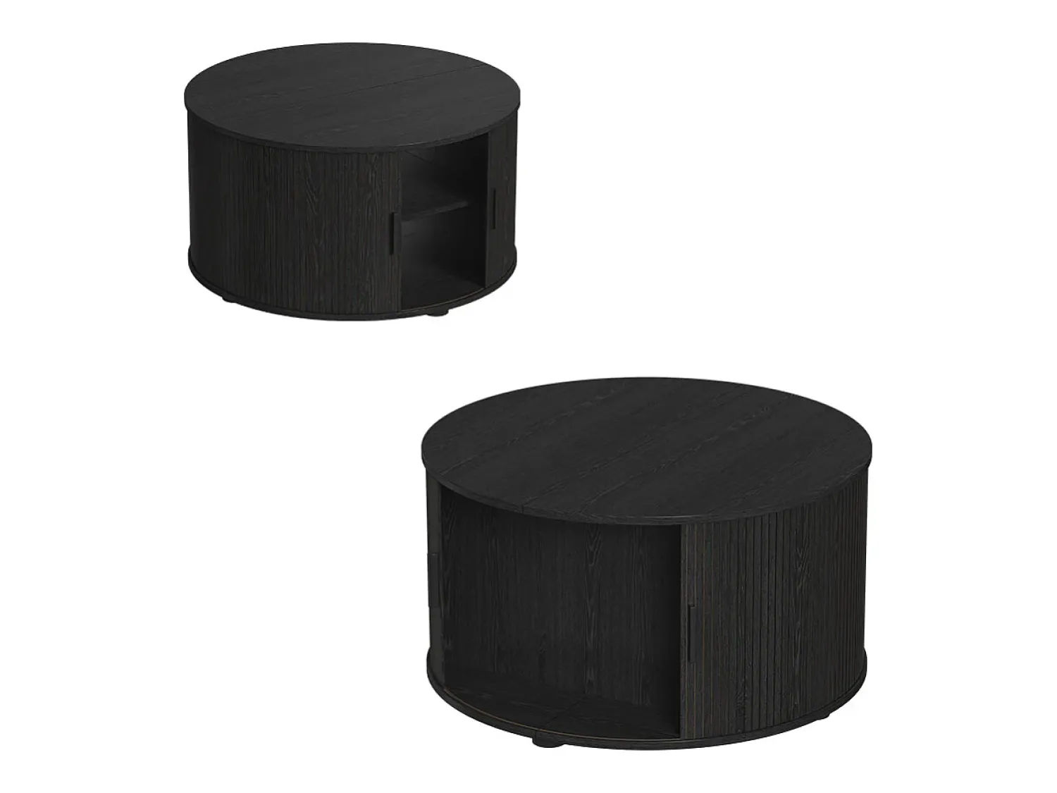 Mesa De Centro*Vicco Mesa de centro 80x80x45 selva Preto