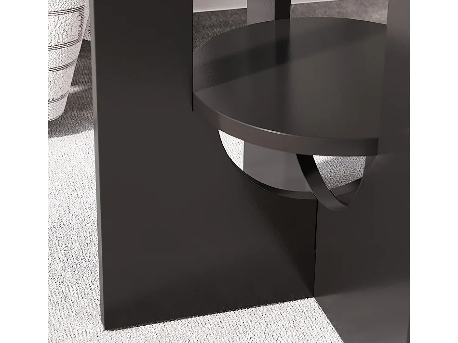 Mesa De Centro*Vicco Mesa de centro 40x40x50.5 vareo Preto