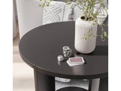 Mesa De Centro*Vicco Mesa de centro 40x40x50.5 vareo Preto