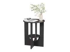 Mesa De Centro*Vicco Mesa de centro 40x40x50.5 vareo Preto
