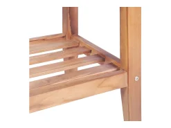 Mesa De Centro|vidaxl Mesa de centro quadrada 40x40x50 cm teca maciça Natural claro