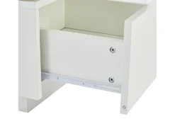 ModernLuxe Mesa de centro quadrada 75x75x33,5cm - com 4 gavetas -^ Mesa De Centro