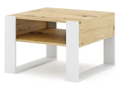 Mesa de centro Quadro carvalho artisan / branco^ Mesa De Centro