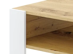 Mesa de centro Quadro carvalho artisan / branco^ Mesa De Centro