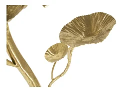 Mesa De Apoio* Mesa de Centro Ramo, Ouro, 40x30x60 cm, Kendra Home Dourado
