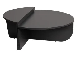 Mesa De Centro*Concept-Usine Mesa de centro redonda antracite 90cm modular VARI Cinza antracite