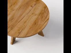 Mesa de centro redonda BELL Ø68 cm Carvalho Craft^ Mesa De Centro