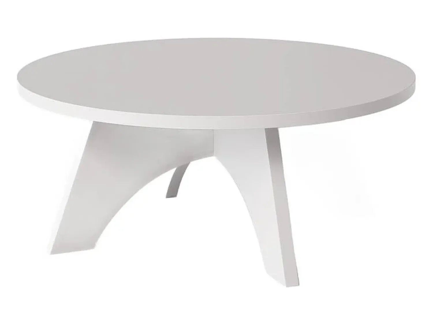 Mesa De Centro| Mesa de centro redonda BELL Ø68 cm Cinza Cinzento
