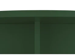 Mesa De Centro* Mesa de centro redonda com tampo laminado de 3 cm Cedar 100 cm Verde