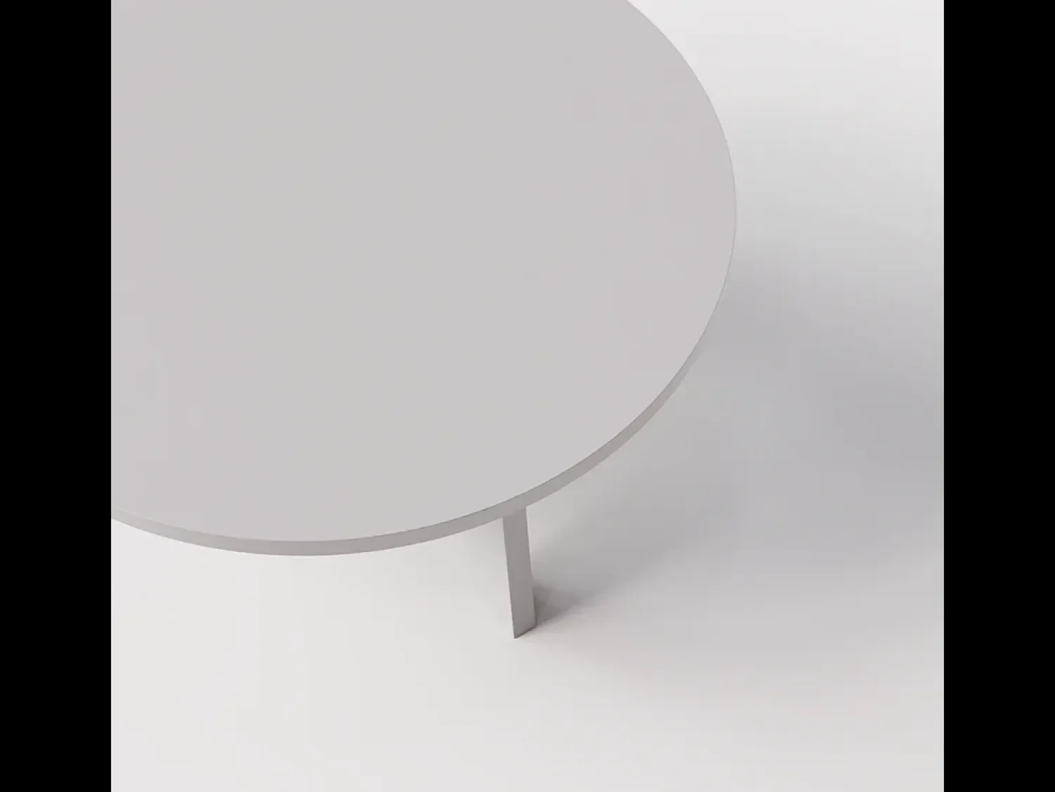 Clearance Mesa de centro redonda ELLA Ø90 cm Cinza Cinzento