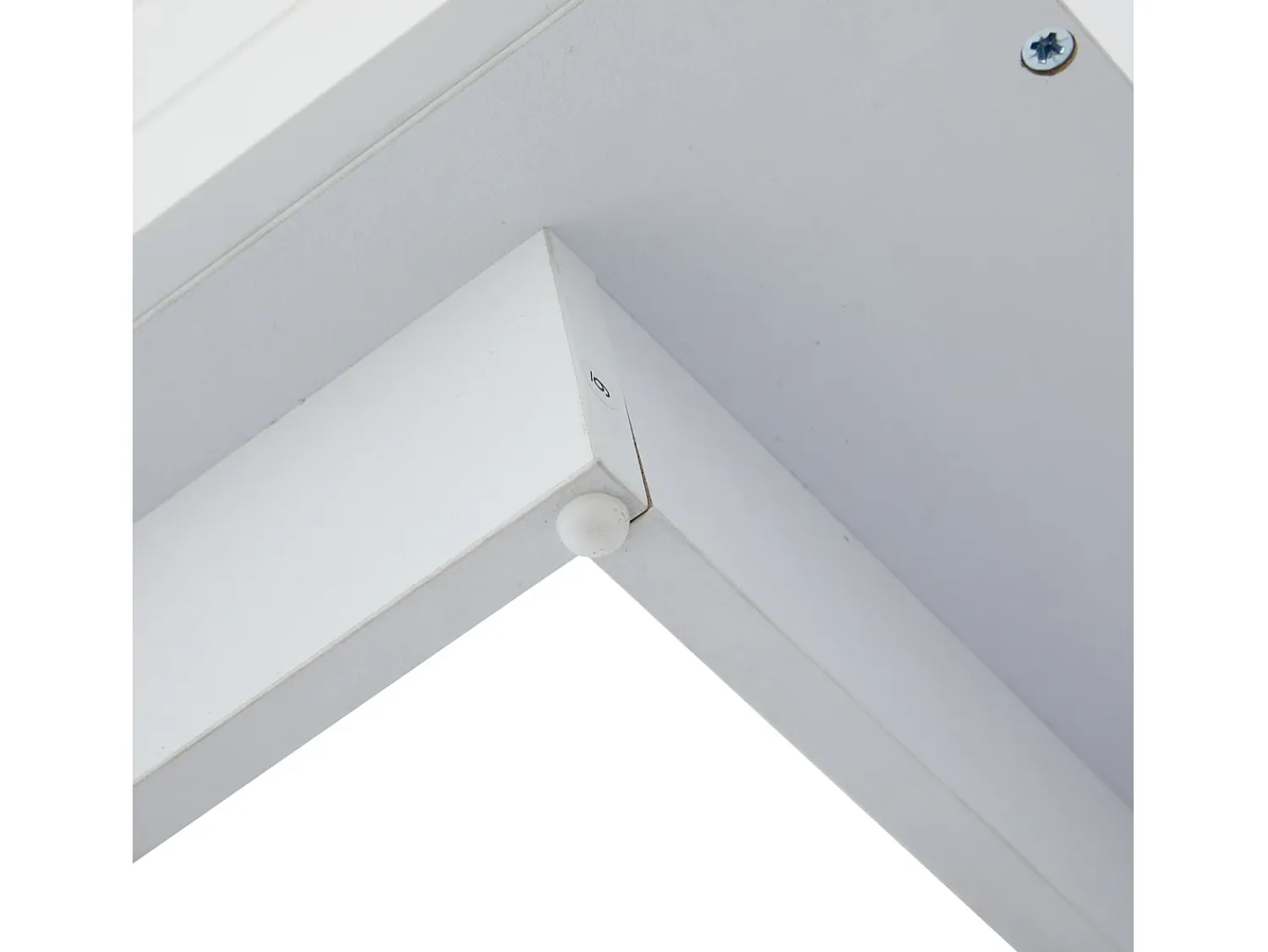 Mesa De Centro* Mesa de centro retangular branca - Mesa de centro com 2 gavetas e luzes LED - para sala de estar Branco