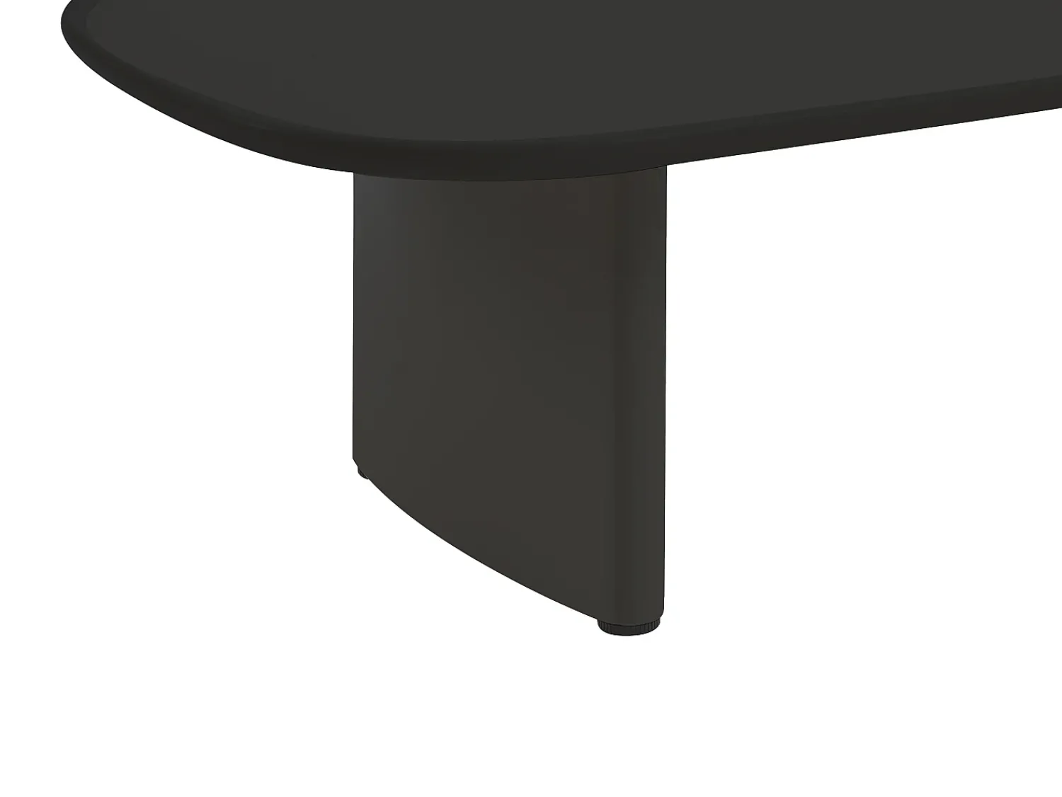 Mesa De Centro|Vente-unique Mesa de centro retangular em MDF e acrílico - RASIA Preto