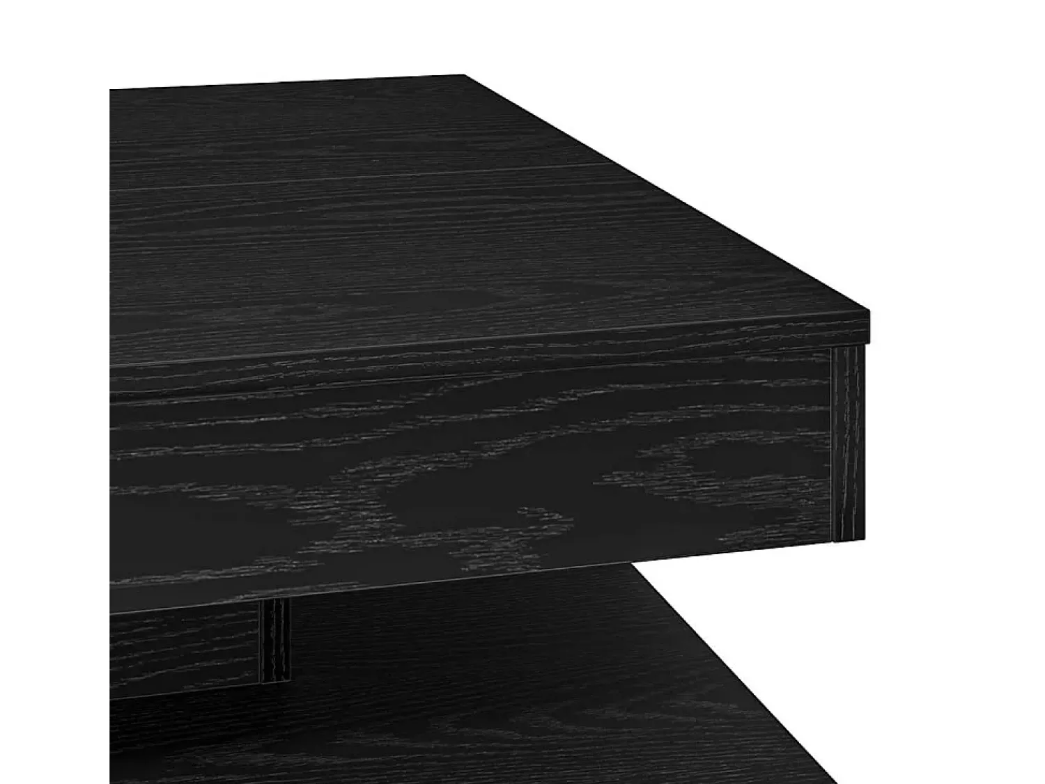 Mesa De Centro|vidaxl Mesa de centro rotativa a 360 graus 70x70x34,5 cm Preto