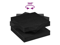Mesa De Centro|vidaxl Mesa de centro rotativa a 360 graus 70x70x34,5 cm Preto