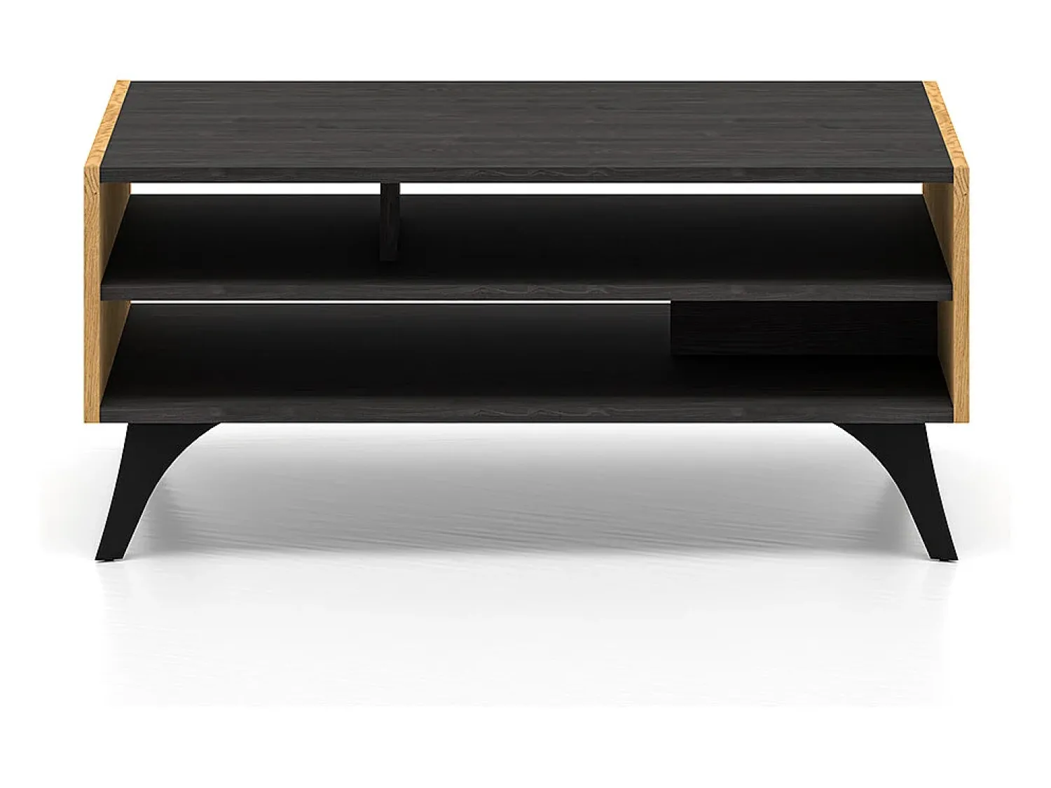 Outlet Petits-Meubles Mesa de centro Soah madeira e 40cm Preto