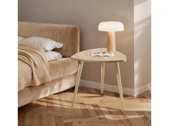 Discount Vicco Mesa de centro sonoma 60x60x50 twino Natural claro