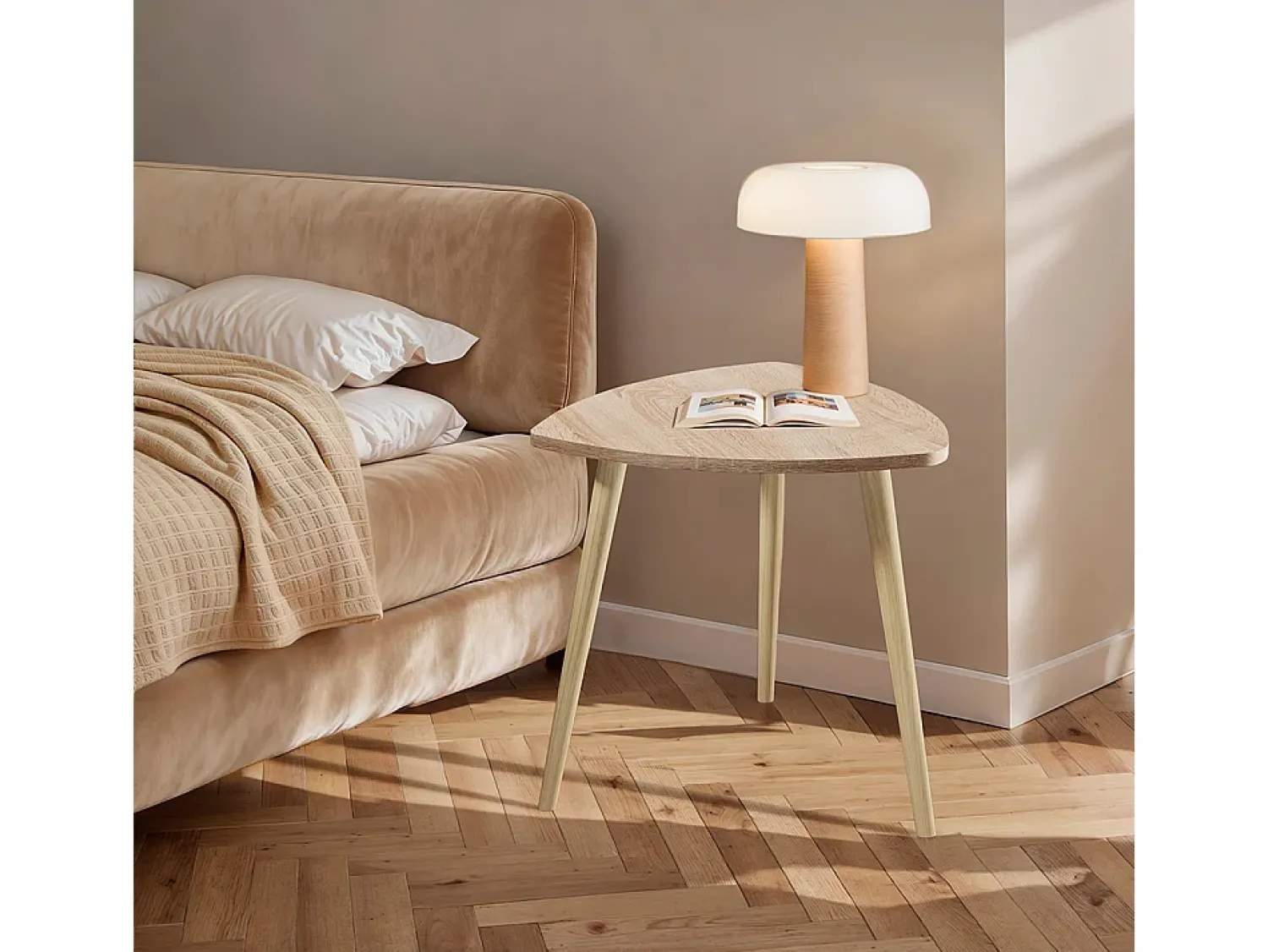 Discount Vicco Mesa de centro sonoma 60x60x50 twino Natural claro