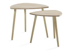 Discount Vicco Mesa de centro sonoma 60x60x50 twino Natural claro