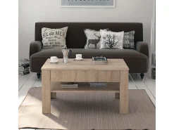 Discount Vicco Mesa de centro sonoma 92.2x65x48 milan Natural claro