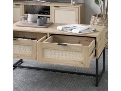 Mesa De Centro|Vicco Mesa de centro sonoma 100x48x49.5 natal Natural claro