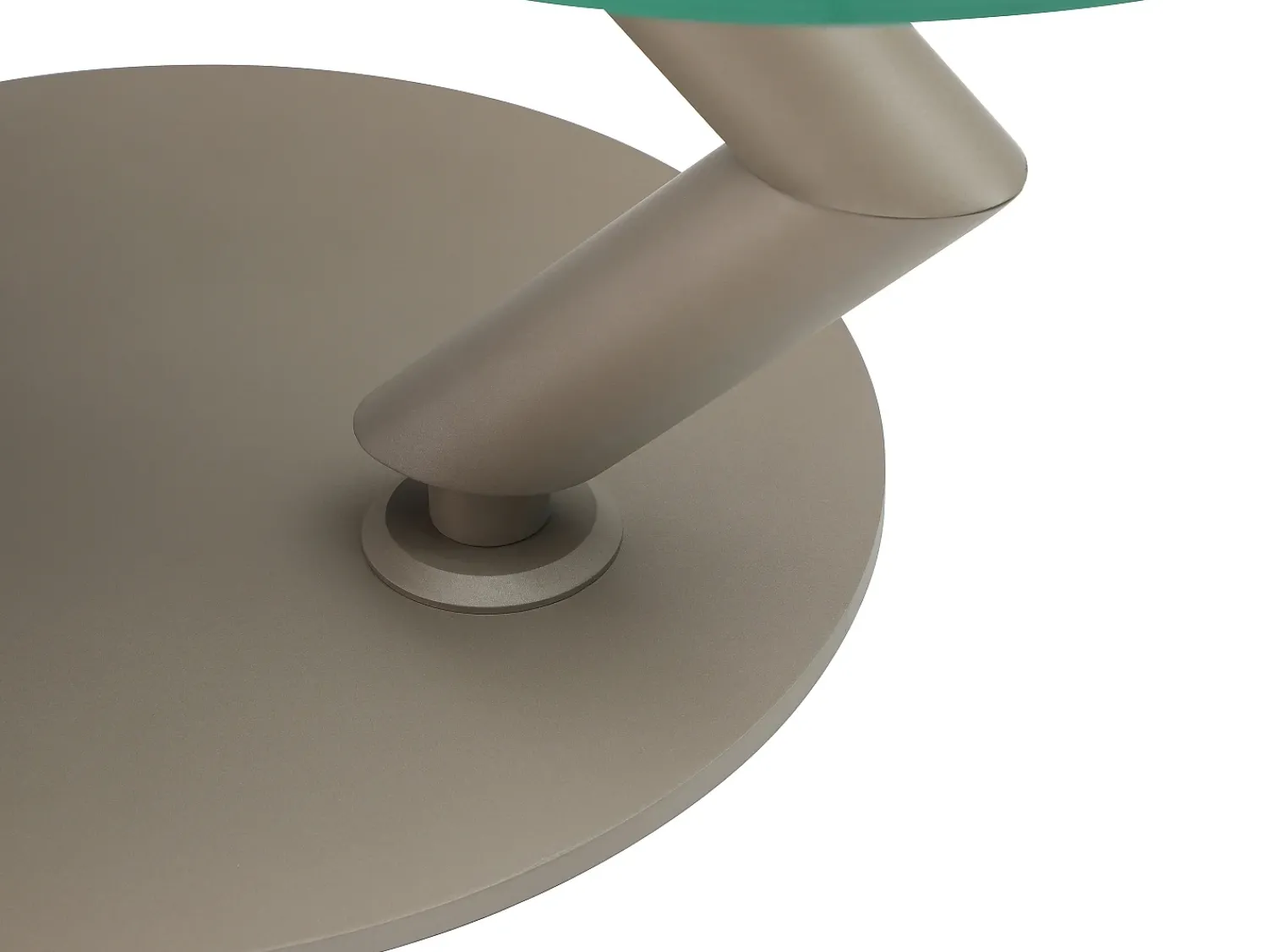Discount Vente-unique Mesa de centro tampos giratórios cerâmica e vidro temperado efeito mármore branco - ELDOVA Transparente / Taupe / Branco
