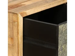 Mesa De Centro|vidaxl Mesa de centro teca maciça reciclada 90x65x40 cm Natural claro