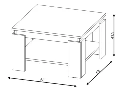 Mesa de centro Tinto / antracite^ Mesa De Centro