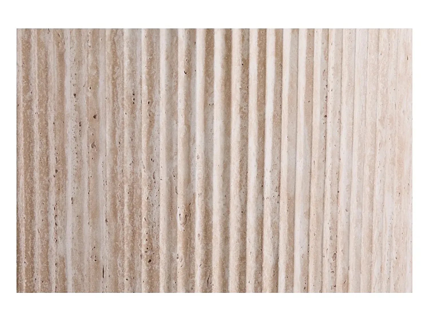 Mesa De Centro|Meublorama Mesa de centro VAGOS – Cor carvalho claro – Mesa de centro redonda Ø50 cm – MDF – Design moderno e natural Castanho
