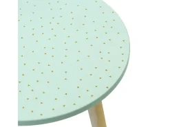 Mesa De Apoio* Mesa de centro verde Chic com desenho de triângulo Verde pinho