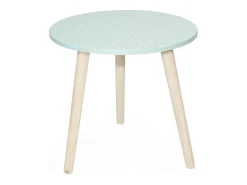 Mesa De Apoio* Mesa de centro verde Chic com desenho de triângulo Verde pinho