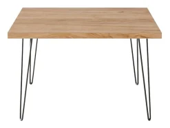 Hot Mesa de centro VIDA 68 x 68 cm para sala de estar, quarto Carvalho Craft Castanho