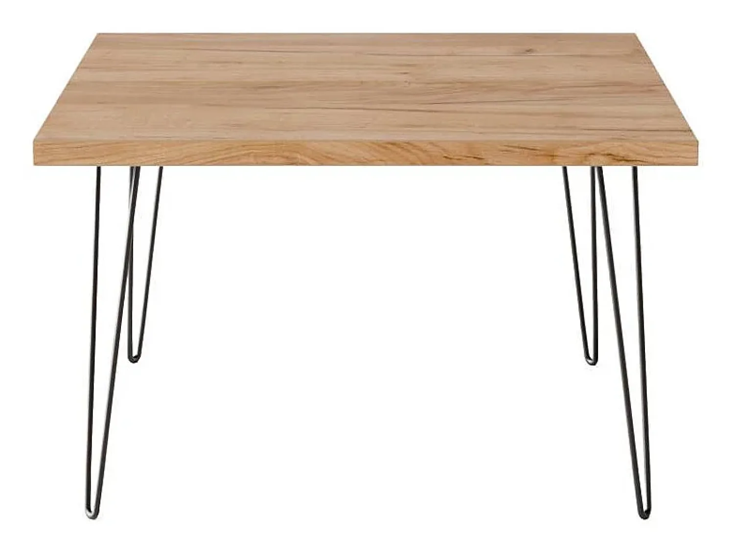 Hot Mesa de centro VIDA 68 x 68 cm para sala de estar, quarto Carvalho Craft Castanho