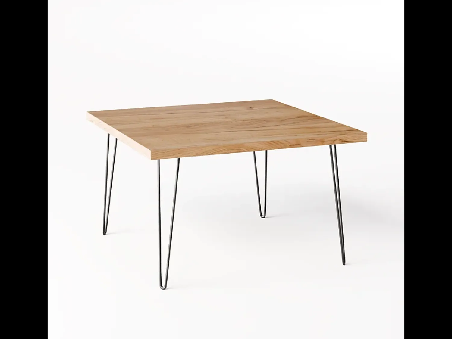 Hot Mesa de centro VIDA 68 x 68 cm para sala de estar, quarto Carvalho Craft Castanho