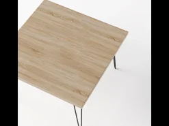 Mesa de centro VIDA 68 x 68 cm para sala de estar, quarto Carvalho Sonoma^ Mesa De Centro