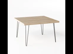 Mesa de centro VIDA 68 x 68 cm para sala de estar, quarto Carvalho Sonoma^ Mesa De Centro