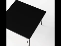 Mesa De Centro| Mesa de centro VIDA 68 x 68 cm para sala de estar, quarto Preto