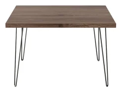 Mesa de centro VIDA 68 x 68 cm para sala de estar, quarto Carvalho Chocolate^ Mesa De Centro