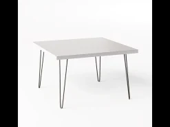 Mesa De Centro* Mesa de centro VIDA 68 x 68 cm para sala de estar, quarto Cinza Cinzento
