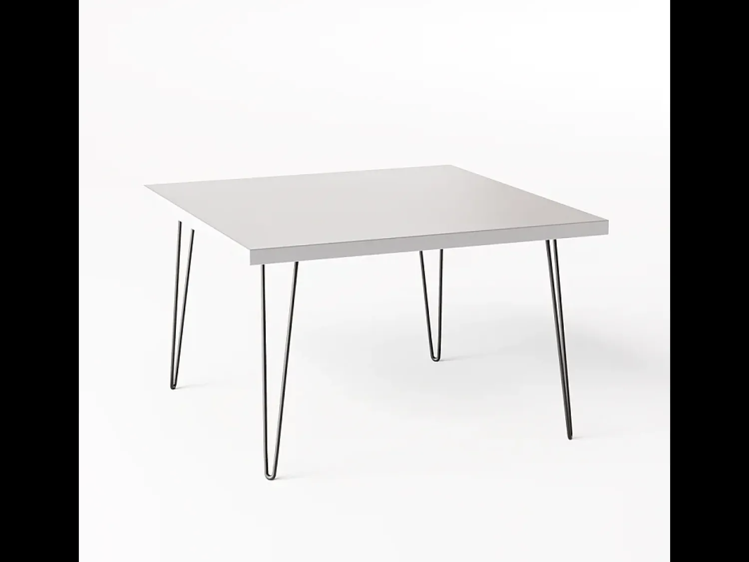 Mesa De Centro* Mesa de centro VIDA 68 x 68 cm para sala de estar, quarto Cinza Cinzento