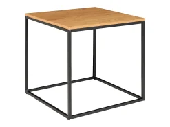 Mesa de Centro Vita, Castanho, 45x45x45 cm, Kendra Home Castanho chocolate