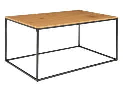 Mesa De Centro| Mesa de Centro Vita, Castanho, 60x90x45 cm, Kendra Home Castanho chocolate