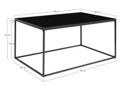 Mesa de Centro Vita, , 60x90x45 cm, Kendra Home^ Mesa De Centro