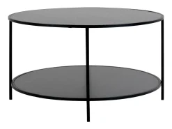 Mesa De Centro* Mesa de Centro Vita, , 80x80x45 cm, Kendra Home Preto