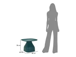 Mesa De Centro| Mesa de Centro VKH706, , 38x48x48 cm, Kendra Home Azul