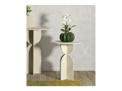 Discount Mesa de Centro VKH800, , 45x45x58 cm, Kendra Home Bege