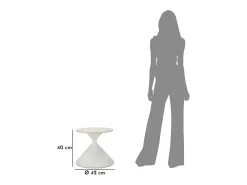 Mesa de Centro VKH528, , 45x45x39 cm, Kendra Home^ Mesa De Apoio
