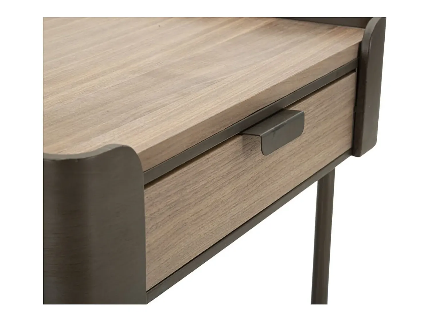 Mesa De Centro| Mesa de Centro VKH518, Castanho, 60x60x41 cm, Kendra Home Cinzento