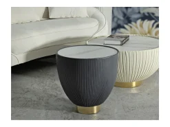 Outlet Mesa de Centro VKH702, , 45x46x46 cm, Kendra Home Cinzento